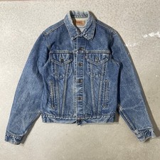 Vintage Levi’s Type 3 Jacket 24x19 Made In USA Size 40 Trucker Blue Denim 90s