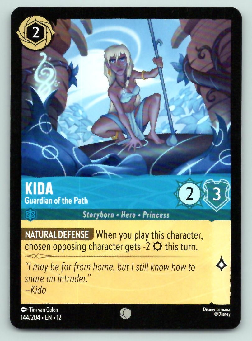 Lorcana Kida - Guardian of the Path 144/204 Wilds Unknown 12 C NM