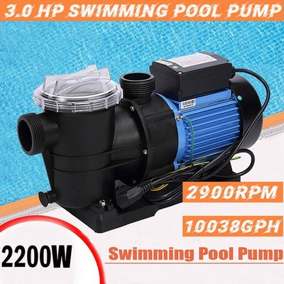 3HP High-Speed Self Primming In Ground / Inground Pool Pump with Strainer Basket