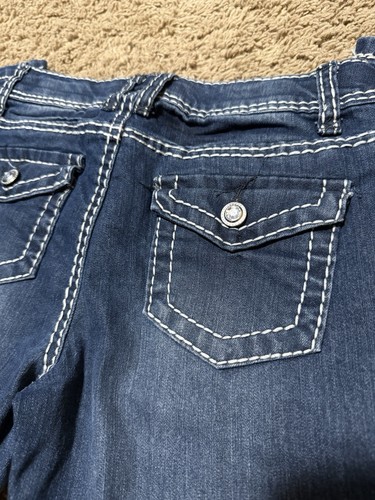 Xhilaration Youth Girls Jeans Size 14 Denim - Picture 7 of 7
