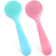 Silicone Face Brush Manual Scrub Soft Facial Cleansing Brush Waterproof