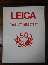 Leica Product Directory 50th Anniversary 1976 Catalog M5 CL SLR Rangefinders