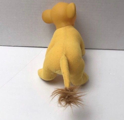 Vintage Simba Cub Vinyl Head Plush Applause Disney Lion King 8" - Picture 8 of 10