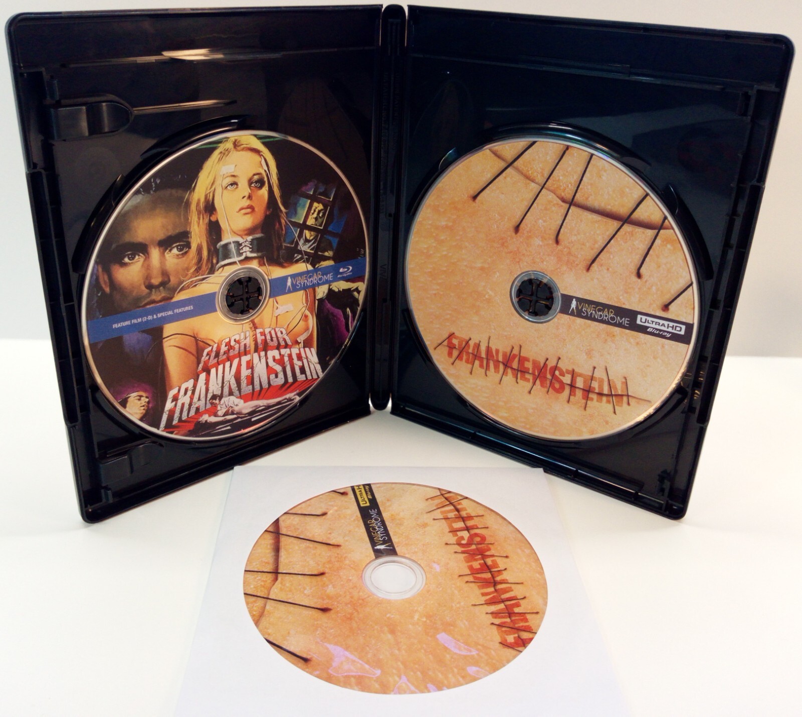 Flesh for Frankenstein Vinegar Syndrome 4K UHD+Bluray+3D w/Slipbox+Slipcovers eBay