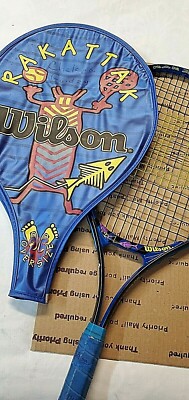 Housse De Raquette De Tennis Vintage Wilson Rouge Style R Tro