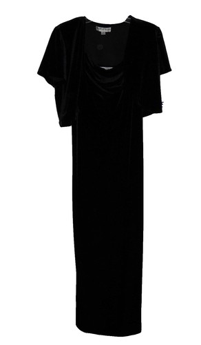 Danny & Nicole Fit & Flare Dress Womens Size 6 Black Floral Lined Belted  Waist | eBay