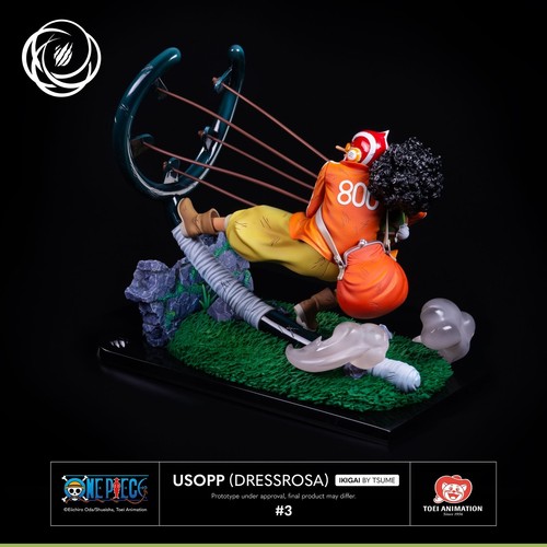 Tsume Art one piece Usopp Dressrosa Ikigai ⅙ Sixième Échelle Statue Figure Neuf - Photo 2 sur 14