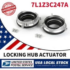 Pair Of 4WD 4x4 Vacuum Hub Axle Actuator Fit For Ford F-150 Expedition Navigator