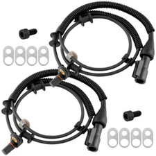 2PC ABS Sensor Front Left and Right For 4WD 2004 Ford F-150 Wheel Speed Sensor