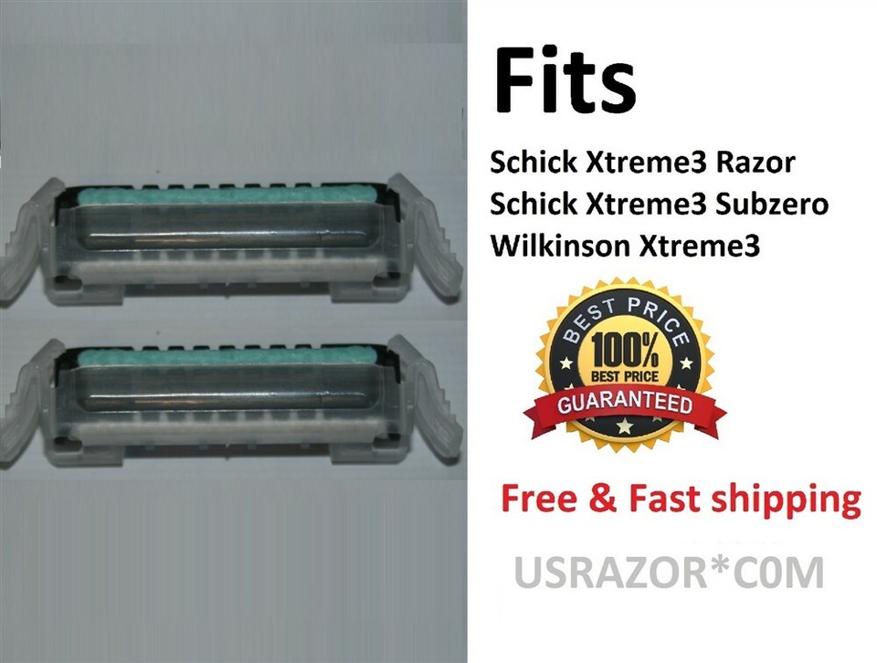 20 Schick xtreme 3 Razor Blades Refill cartridges Fit Xtreme 3 Subzero ...