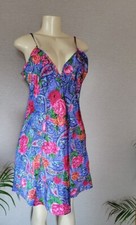 VTG CINEMA ETOILE Floral Paisley Jaquard Nightgown Slip Dress Bust Detail Large