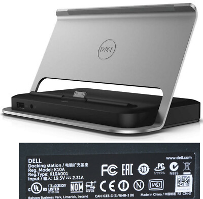 DELL PORT REPLICATOR 6J86W USB 3.0 f. DELL VENUE 11 PRO 5130 7130 7139 7140 K10A