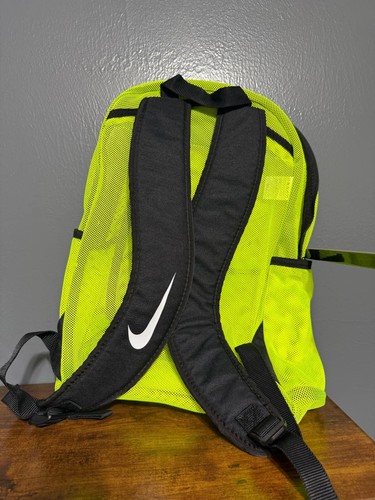 Vintage 90s Y2k Nike mesh backpack neon - Picture 2 of 4
