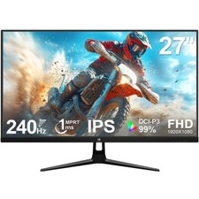Z-EDGE 27 inch 1080P FHD 240Hz 1ms IPS Flat Panel Gaming Monitor, HDMI x2, DP x2