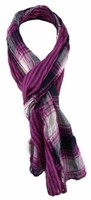 Tigertie Schal In Pink Rosa Schwarz Grau Weiss Gemustert - Gr. 180 X 50 Cm
