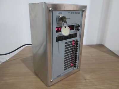 Argus, Model 771, Programmable Sequencer w/ Key, and Enclosure, Used