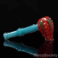 6" Strawberry Shape Hammer Tobacco Smoking Pipe Thick Collectible Pipes - P380B