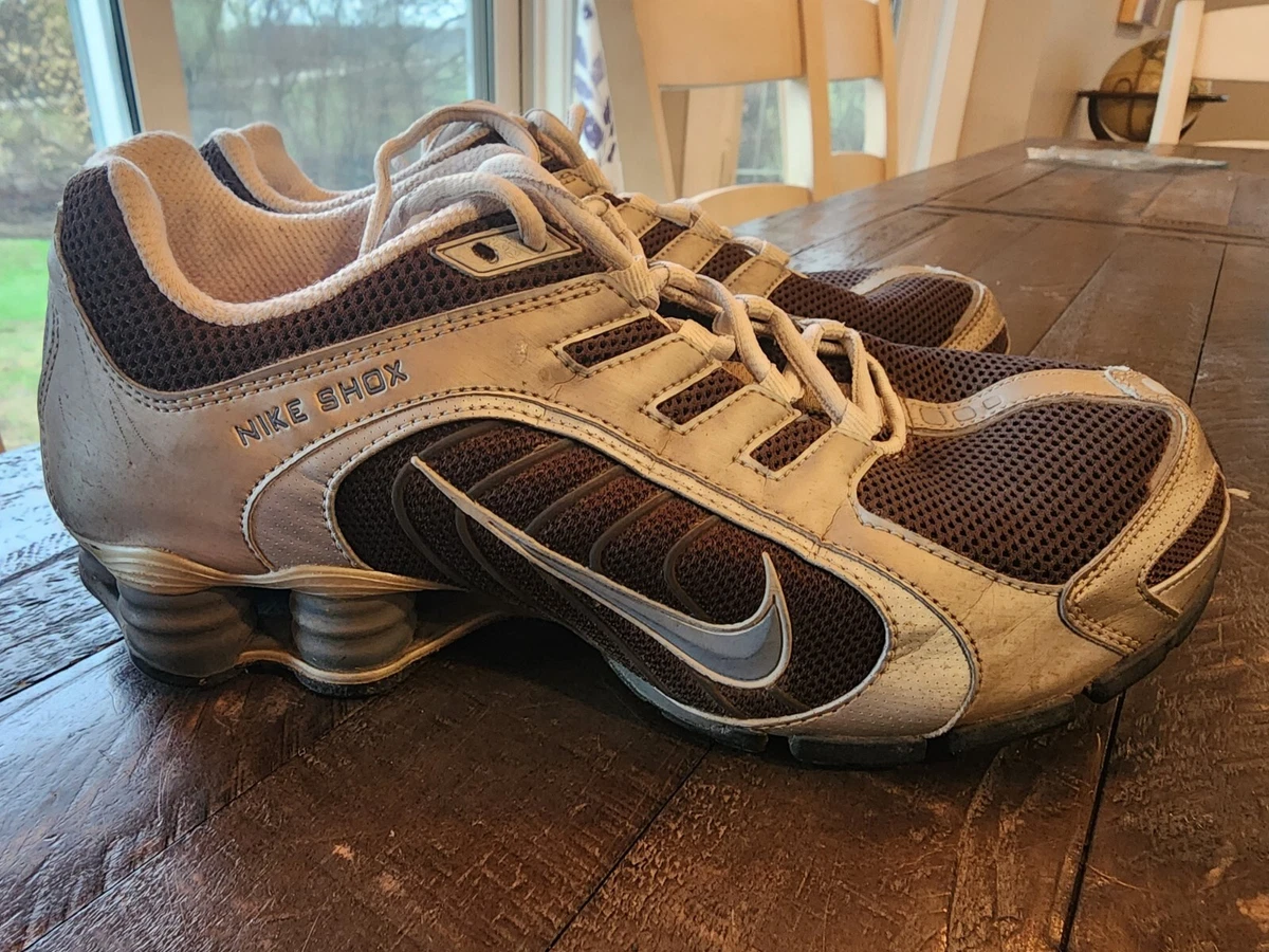 slachtoffer vloek prijs Nike Shox Navina Low Top Sneakers Shoes Womens 8.5 Silver Brown 313809-241  | eBay