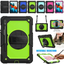 Rotating Shockproof Case Cover Armor For Samsung Galaxy Tab S8 S7 FE Plus 12.4"