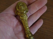 Antique Gilt Bronze Desk Wax Seal By Frecourt