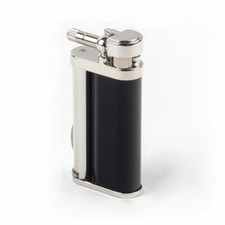 PIPE LIGHTER ACCENDINO PIPA EDDIE LACCATO NERO TSUBOTA PEARL SAVINELLI A990310