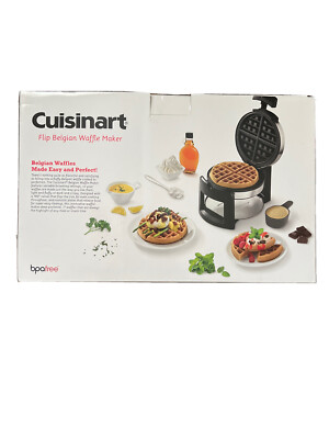 Cuisinart WAF-F30 Round Flip Belgian Waffle Maker | eBay