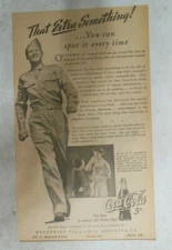 Coca-Cola ad: Our Armed Forces Drink Coca-Cola ~ 6.5 x 10 inches from 1940's 