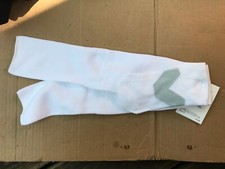 Adidas over-the-calf soccer socks WHITE SZ M FITS SHOE MENS 5-8.5 /WOMENS 5-9.5