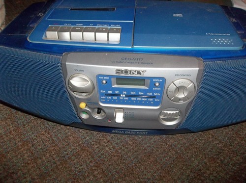 Sony CFD-V177 AM/FM/CD/Cassette Boombox 