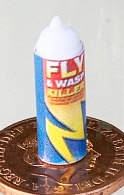 Puppenhaus Fliegen- & Wespenkiller nicht funktionierend Spray Maßstab 1:12 Miniatur Tumdee
