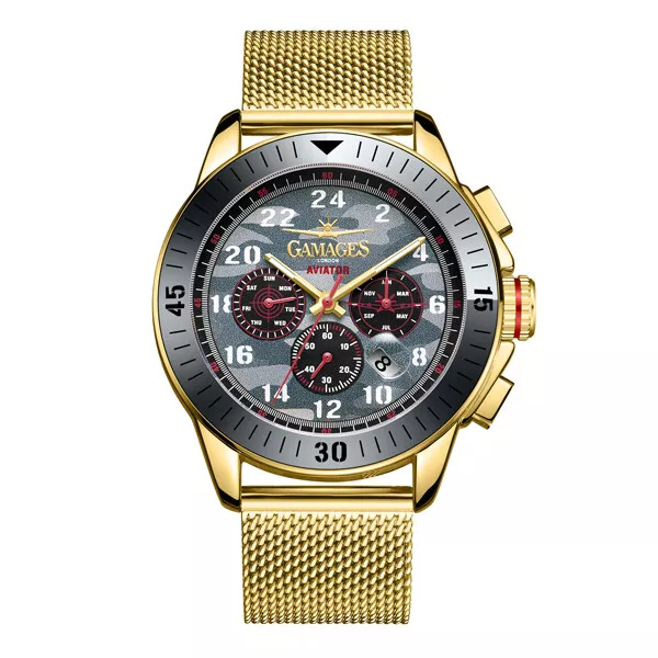 Mens aviator cheap watch