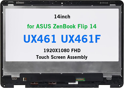 14in FHD LCD Touch Screen Assembly for ASUS ZenBook Flip 14 UX461