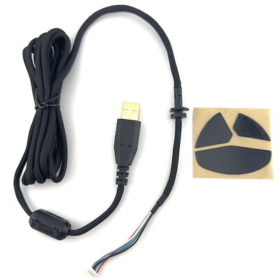 Steel Series Rival 500 Braided Gaming Mouse USB Replacement Cable And Feet