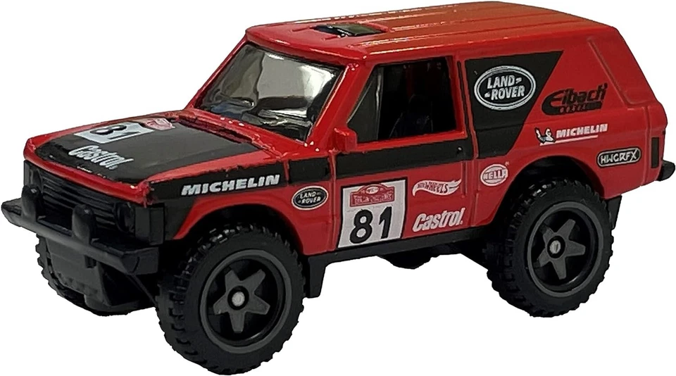 Hot Wheels Basic Car Range Rover Classic HCM65 Red New - Image 2 of 4