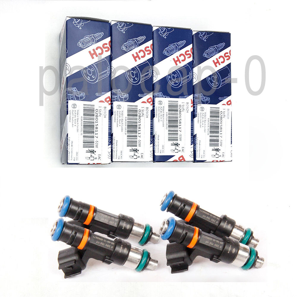 4PCS Genuine OEM Bosch EV14 52lb 550cc fuel injectors 200005 Audi TT 1