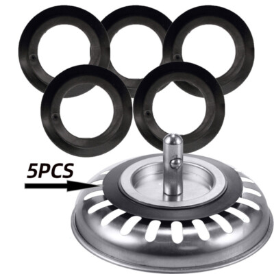 Replacement Lira Rubber Seal Sink Waste Plug Washer For-Franke Basket Strainer