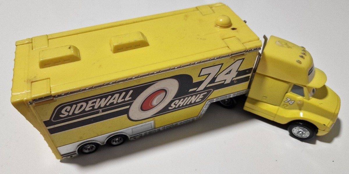 Disney Pixar Cars Sidewall O Shine Hauler Truck Diecast 1:55