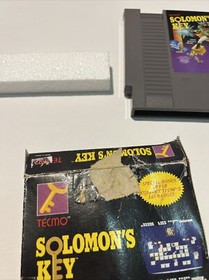 Solomons Key Game NES Nintendo Entertainment System Tecmo Original Boxed
