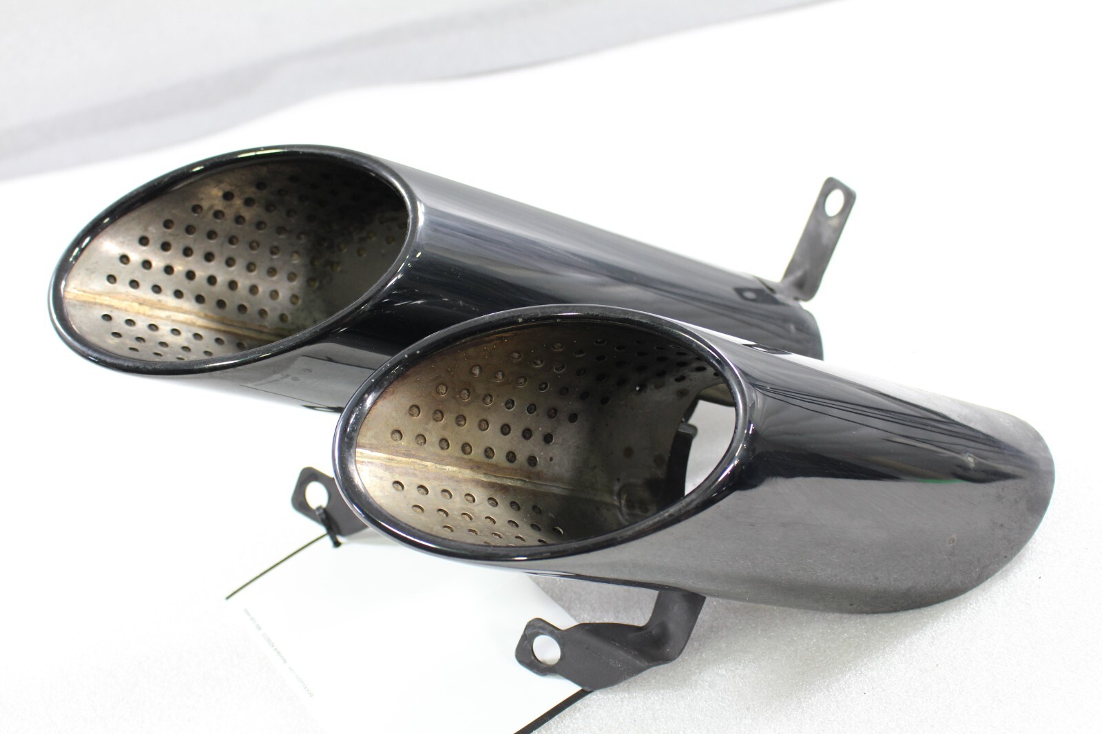 Lamborghini Huracan LP610, LH, Left, Tail Pipe, Black, Used, P/N 4T0253697B