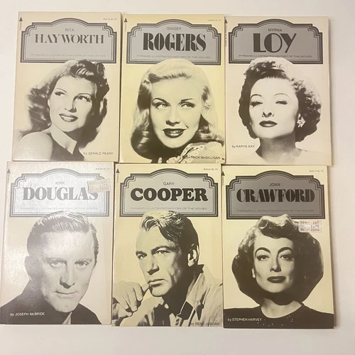 (6 ) Illustrated History of the Movies Rita Hayworth, Kirk Douglas, Gary Cooper