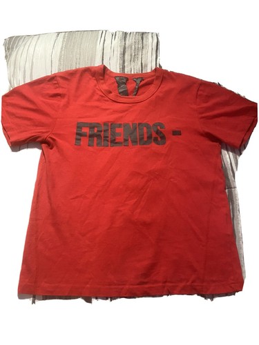 vlone friends t shirt red | eBay