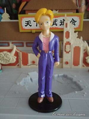 Dragon Ball GT Cyborg C-18 Atlas Figure Rare Z agostini Android c18