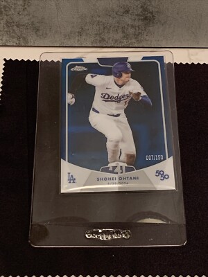 2024 Topps 50/50: Shohei Ohtani - Shohei Ohtani #41 Chrome Blue