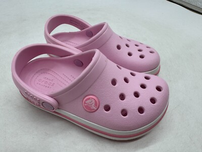 Crocs Crocband Clogs Kids Ballerina Pink Rubber Slip-On