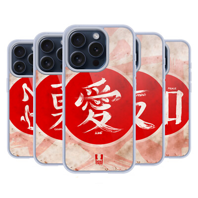 HEAD CASE DESIGNS KANJI SOFT GEL HANDYHÜLLE FÜR APPLE iPHONE HANDYS