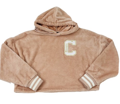 champion fuzzy sweatshirt