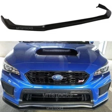 Fits For 2018 Subaru WRX STI CS Style Front Bumper Lip Spoiler Body Kit PU