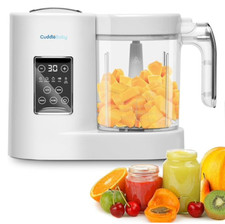 CuddleBaby Baby Food Maker  One Step Baby Food Processor Steamer Puree Blender