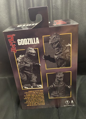 NECA 1954 Locandina Film Bianco e Nero Art Box Ultimate Godzilla 12” Nuova Sigillata - Foto 4 di 8