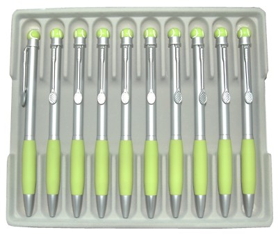Sports Metal Twist Ballpoint Pen - 10 pc in a tray